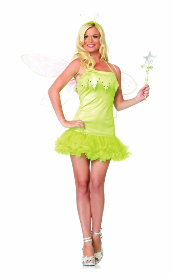 Leg Avenue Women's Green Pixie Fairy Costume Costumes 3 Leg Avenue Women's Green Pixie Fairy Costume Costumes