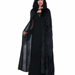 Underwraps Accessories Hooded Cloak Black 55 Inches