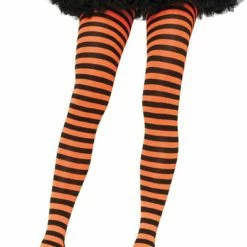 Leg Avenue Nylon Striped Witch Elf Tights