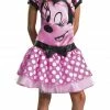Disguise Disney Girl's Minnie Mouse Pink Costume Dress And Headband