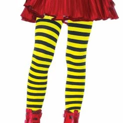 Leg Avenue Child Striped Tights Various Colours Accessories