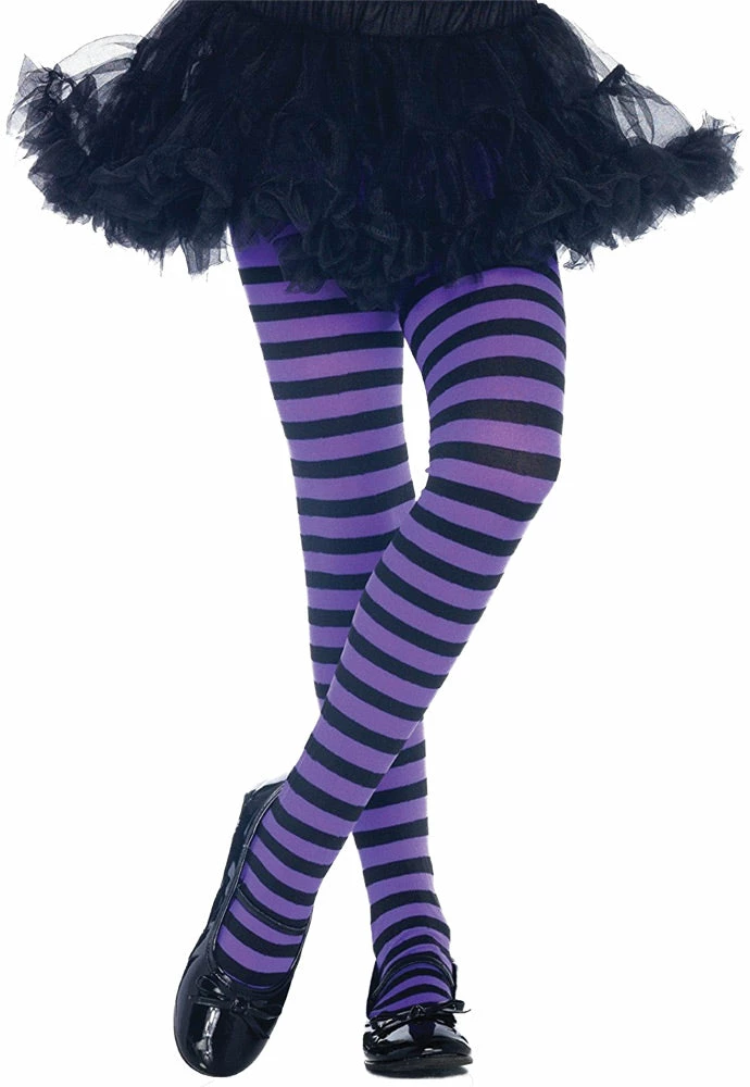 Leg Avenue Child Striped Tights Various Colours Accessories 5 Leg Avenue Child Striped Tights Various Colours Accessories