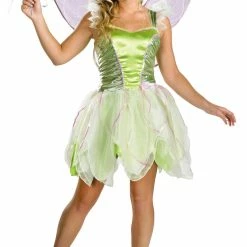 Disguise Tinker Bell Disney Deluxe Junior Costume & Wings Costumes
