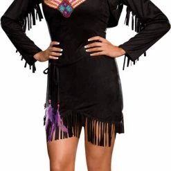Dreamgirl Costumes Plus Size Makin' Reservations Indian Girl Women's Costume XL