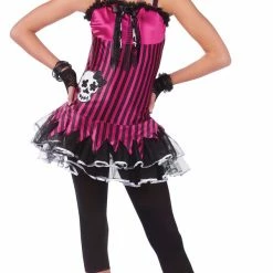 Fun World Rockin' Skull Pirate Teen Costume 0-9