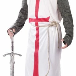 Fun World Templar Knight Adult Costume, Standard