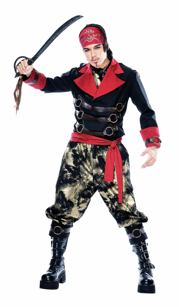 Paper Magic Costumes Apocalypse Pirate Mens Large 3 Paper Magic Costumes Apocalypse Pirate Mens Large