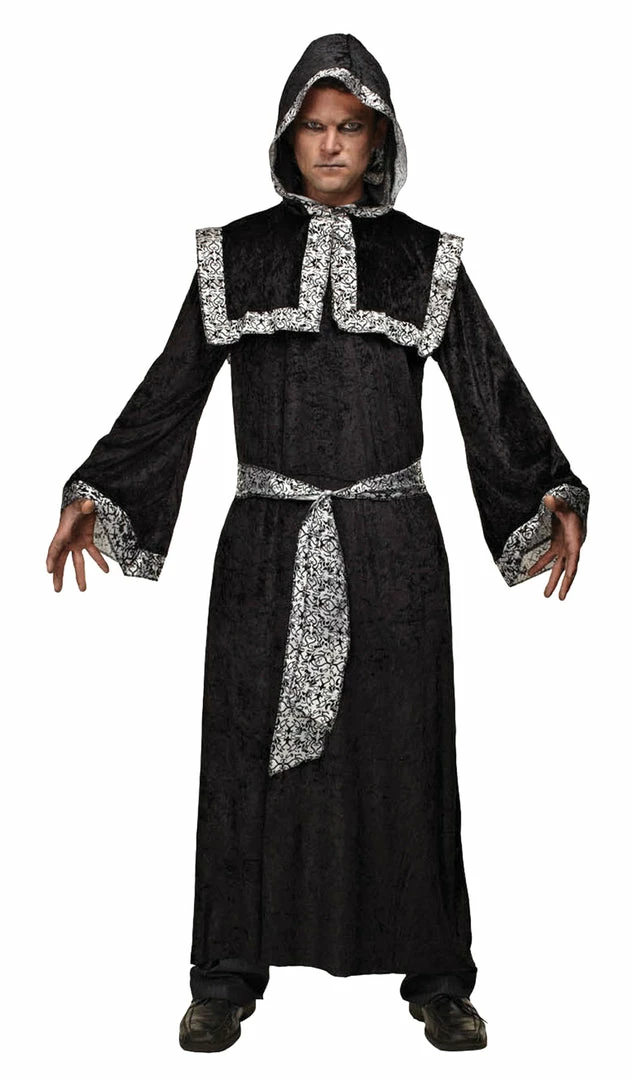 Seasonal Visions Nightmare Prophet Of Darkness Hooded Robe Adult Costume Costumes 3 Seasonal Visions Nightmare Prophet Of Darkness Hooded Robe Adult Costume Costumes