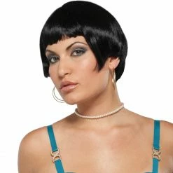 Seasonal Visions Wig Fresh Flapper Black