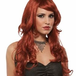 Seasonal Visions Supermodel Auburn Women's Wig