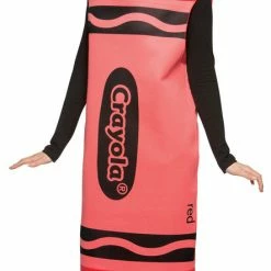 Rasta Imposta Costumes Crayola Crayon Adult Costume, Pink, Blue, Red, Green