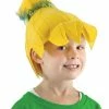 Elope Disney Costumes Fabric Wig Child Tinkerbell Hat