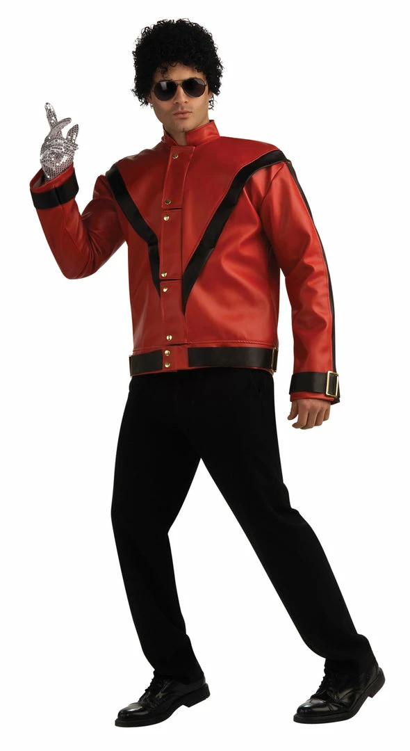 Rubie's Michael Jackson, Deluxe Red Thriller Adult Jacket Costumes 3 Rubie's Michael Jackson, Deluxe Red Thriller Adult Jacket Costumes