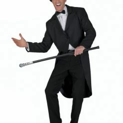 Funny Fashion Costumes Black Tailcoat Ad Lg