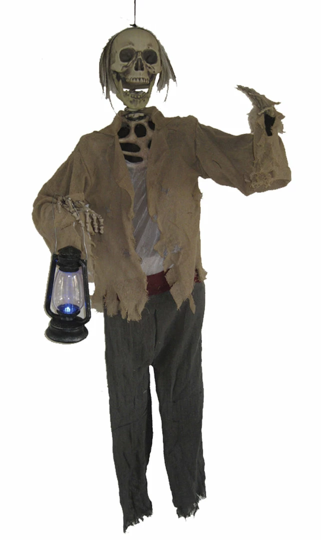 Morris Costumes Skeleton 60 Inches With Light Up Lantern 3 Morris Costumes Skeleton 60 Inches With Light Up Lantern