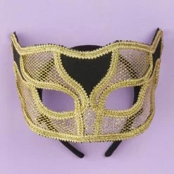 Forum Novelties Women's Netted Venetian Mask