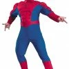 Disguise Spider-Man Classic Muscle Chest Men's Adult Costume, XL 50-52 Costumes