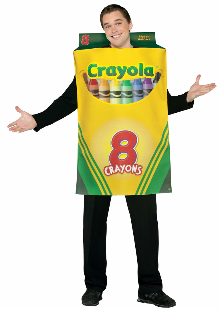 Rasta Imposta Crayola Crayon Box Adult Costume Costumes 3 Rasta Imposta Crayola Crayon Box Adult Costume Costumes