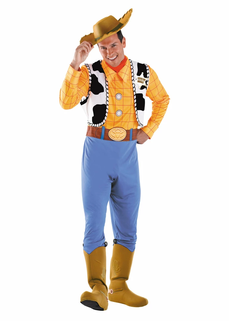 Disguise Costumes Toy Story Men's Woody Deluxe Adult Costume And Hat 3 Disguise Costumes Toy Story Men's Woody Deluxe Adult Costume And Hat