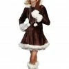 Dreamgirl Eskimo Cutie Pie Child Small Velvet Dress Costume 2 Dreamgirl Eskimo Cutie Pie Child Small Velvet Dress Costume