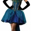 Leg Avenue Women's Deluxe Peacock Princess Corset Small Costume