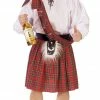 Fun World Scottish Highlander Kilt Adult Costume, Standard