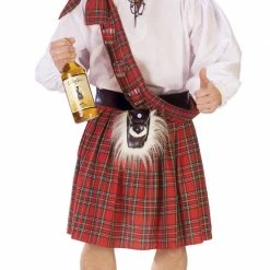 Fun World Scottish Highlander Kilt Adult Costume, Standard