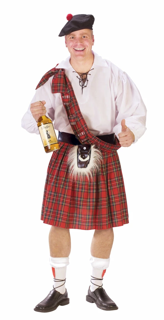 Fun World Scottish Highlander Kilt Adult Costume, Standard 3 Fun World Scottish Highlander Kilt Adult Costume, Standard