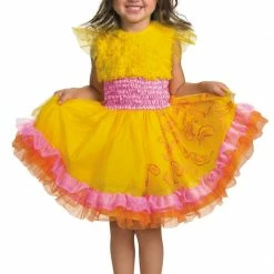 Disguise Costumes Sesame Street Big Bird Frilly Child Toddler Costume Dress