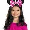 Disguise Disney Minnie Mouse Ears With Pink Spotted Bow Child
