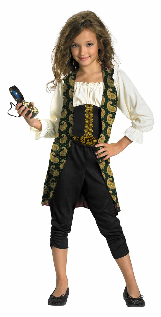 Disguise Pirates Of The Caribbean Girl's Angelica Classic Costume Costumes 3 Disguise Pirates Of The Caribbean Girl's Angelica Classic Costume Costumes