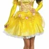 Disguise Costumes Beauty And The Beast Belle Deluxe Women's Beautiful Short Costume