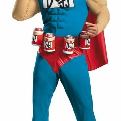 Disguise The Simpsons Men's Duffman Classic Muscle Adult Costume