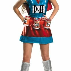 Disguise Costumes The Simpsons Women's Duffwoman Deluxe Adult Costume