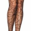 Leg Avenue Women's Halloween Pantyhose Distressed Net Accessories