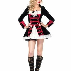 Leg Avenue Women's Charming Pirate Captain Costume Dress Costumes