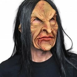 Zagone Studios Supersoft Deviant Witch Hag Latex Face Mask With Mouth Movement