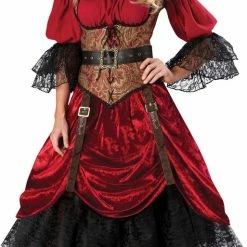 InCharacter Costumes Women's Swashbucklin Sexy Scarlet Pirate Costume