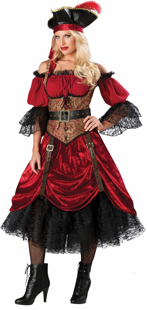 InCharacter Costumes Women's Swashbucklin Sexy Scarlet Pirate Costume 3 InCharacter Costumes Women's Swashbucklin Sexy Scarlet Pirate Costume