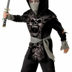 InCharacter Costumes Boy's Dark Zombie Ninja Child Costume