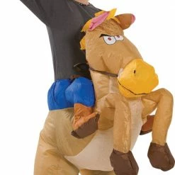 Gemmy Costumes Riding On Horse Inflatable Adult Costume