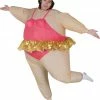 Gemmy Ballerina Inflatable Costume Costumes