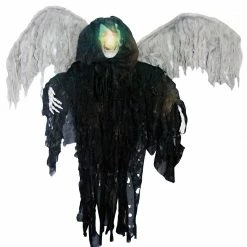 Sunstar Decorations & Props Hanging Black Winged Reaper Prop