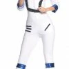 Underwraps Women's Blast Off Astronaut Jumpsuit Costume