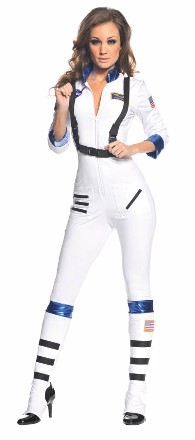 Underwraps Women's Blast Off Astronaut Jumpsuit Costume 3 Underwraps Women's Blast Off Astronaut Jumpsuit Costume