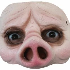 Ghoulish Half Pig Mask Masks