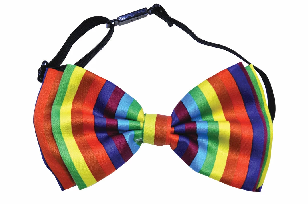 Morris Costumes Bow Tie Rainbow Accessories 3 Morris Costumes Bow Tie Rainbow Accessories