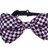 Morris Costumes Accessories Bow Tie Pink-black Check