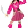 Paper Magic Costumes Captain Cutie Child Pink Pirate Dress