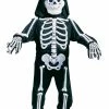 Fun World Skelebones Toddler Costume, 3T-4T Costumes